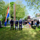Herdenking/adoptie monument door Anne de Vriesschool, 17 mei 2023 (Foto: Richard van Hoek)..