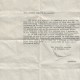 Brief d.d. 8 november 1949 van Burgemeester Winkler dat hij niet bij de herbegrafenis van Arie de Kluijver kan zijn