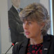 Anja van der Starre tijdens haar toespraak in het gemeentehuis, 16-11-2019