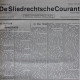 De Sliedrechtse Courant, 17 mei 1946 over de razzia van 16 mei 1944