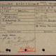 Opnamekaart (voorzijde) politiegevangenis  Archief R'dam nr. 63-3547
