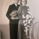 Trouwfoto Marinus Visser en Adriana Albertina Fortuin, 22 juli 1948