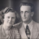 Teunis Cornelis Berrevoets met zijn vrouw (na de oorlog)