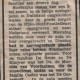 Stukje uit de Merwestreek van 11 november 1949 over herbegrafenis G. de Bruin, T. Ceelen en A. de Kluijver