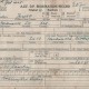 Registration Record (Medical Clearance Certificate) Job van der Linden, 29 mei 1945