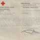 Brief d.d. 29 augustus 1944 van het informatiebureau van het Roode Kruis aan familie Van den Herik