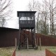 Bewaard gebleven originele wachttoren bij entree Kamp Amersfoort
