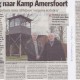 Terug naar Kamp Amersfoort, artikel in AD/De Dordtenaar d.d. 29 maart 2010