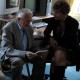 De heer Janse in gesprek met Anja van der Starre op 14 mei 2011 in het Andries Visserhuis