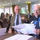 Merwedegijzelaar Piet Baardman leest voor uit zijn oorlogsdagboek