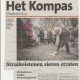Artikel over plaatsing Struikelstenen, Het Kompas d.d. 9 februari 2017, I